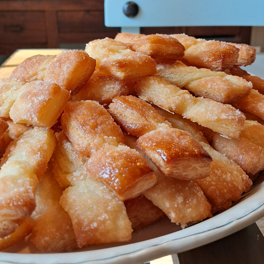 Lacitos de hojaldre de mantequilla sin gluten