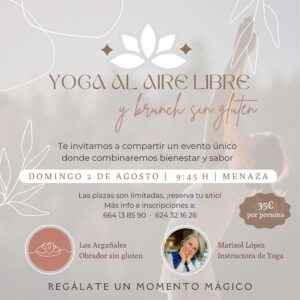 Yoga y brunch sin gluten